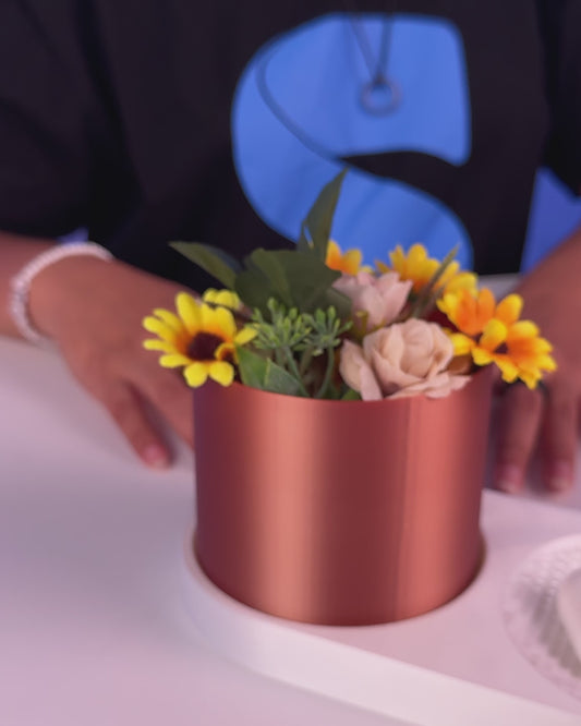 Porta-joias e vaso de plantas VOXEL